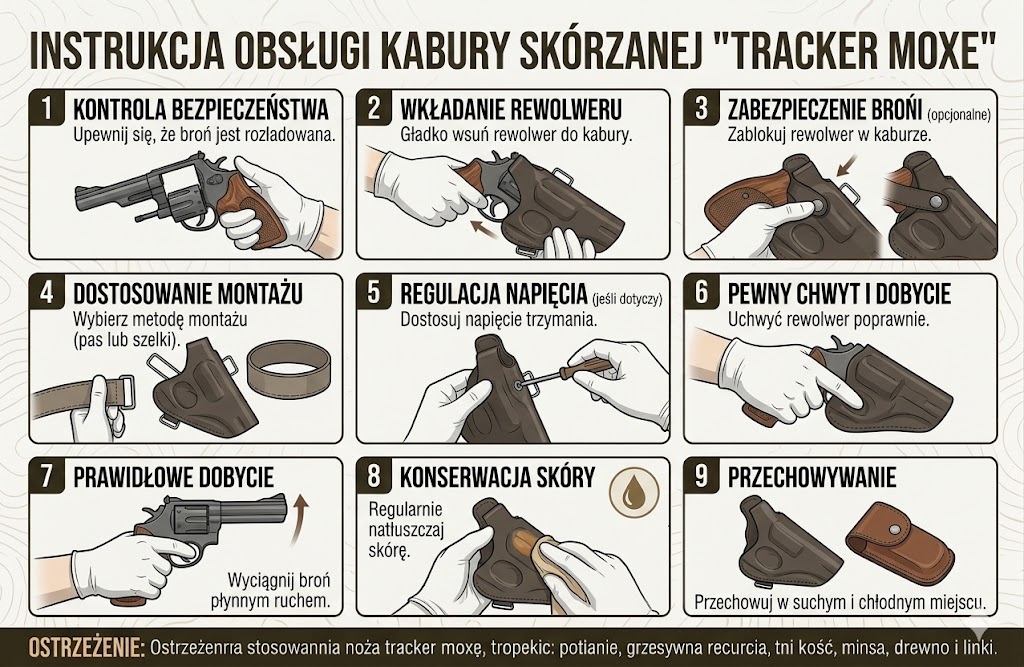 Instrukcja obsługi kabury